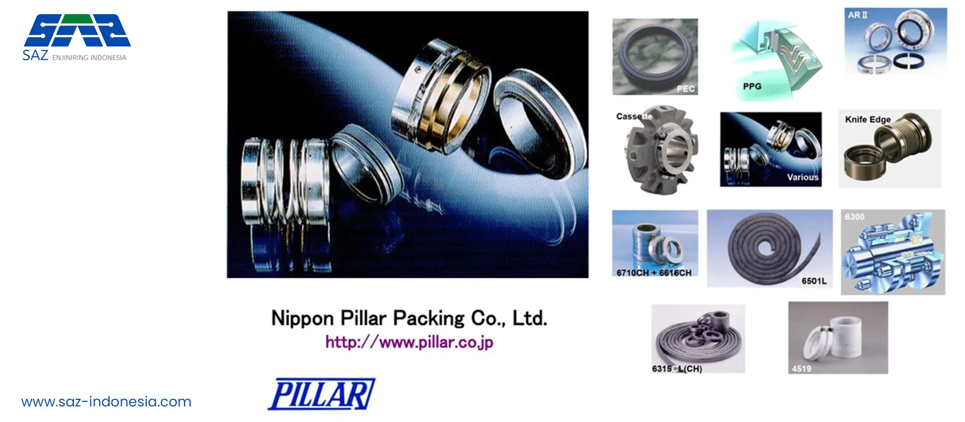 Produk Nippon Pillar distributor PT SAZ Enjiniring Indonesia